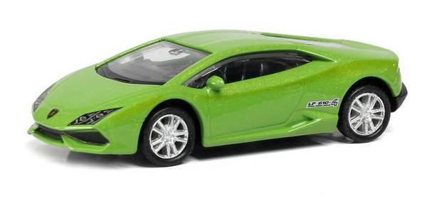 1:64 Машина металлическая RMZ City LAMBORGHINI HURACAN LP610-4, цвет зелёный Uni-Fortune 344995-GN