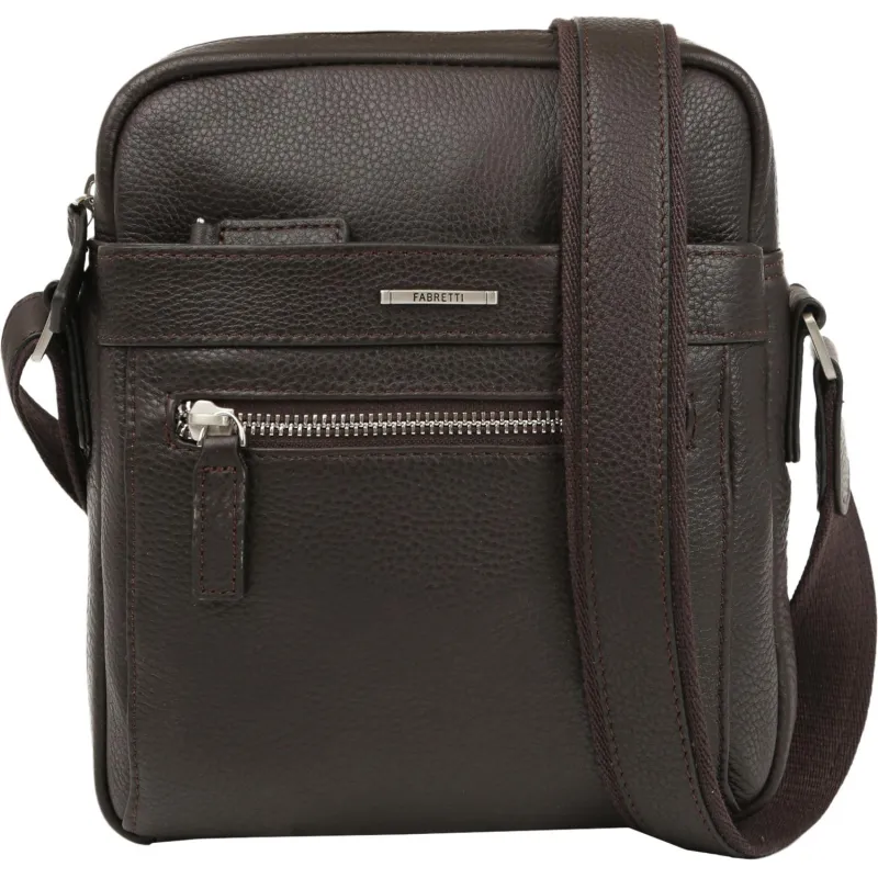 Сумка муж. нат. кожа FABRETTI, 19X22X6, L14402-12 2174177