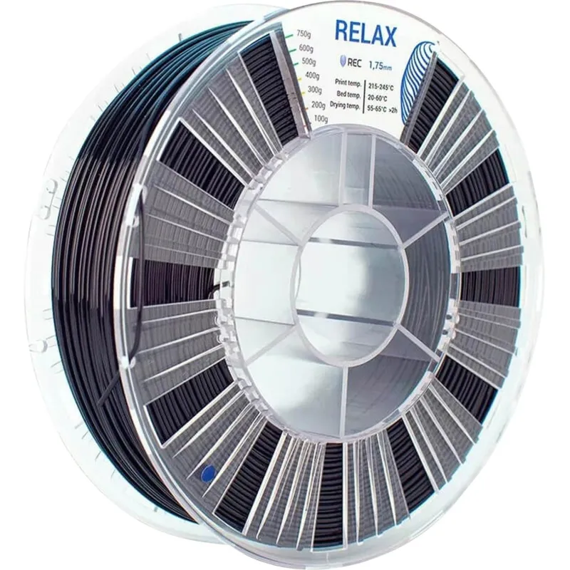 Катушка RELAX пластик REC 1.75мм черный 1984914 RR2S2117