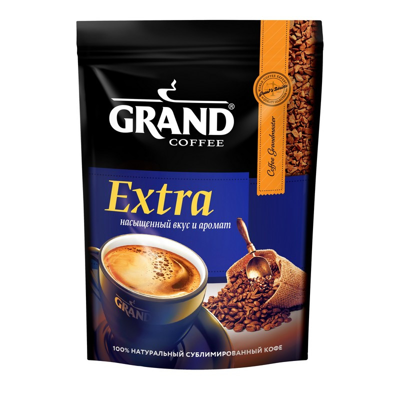 Кофе Grand extra сублимированный, д/пак 150 г 440343