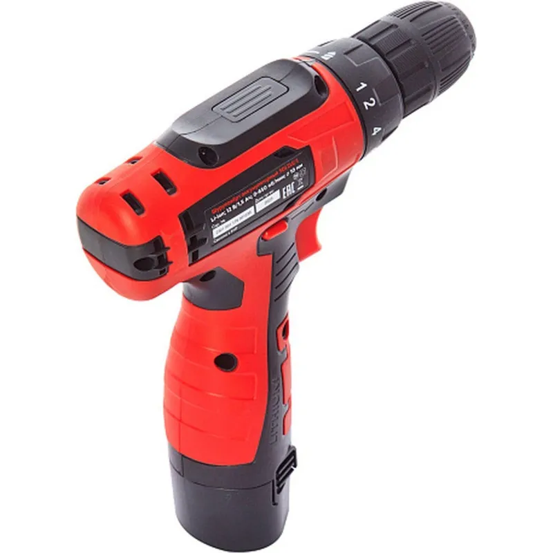 Дрель-шуруповерт акк. REDVERG Basic SD12LE/1 АКБ x Li-ion (12В, 1.5 Ач)+ЗУ 1960264