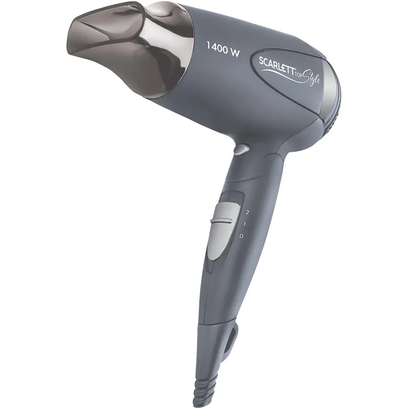 Фен SCARLETT SC-074, 1400Вт, серый 1986713