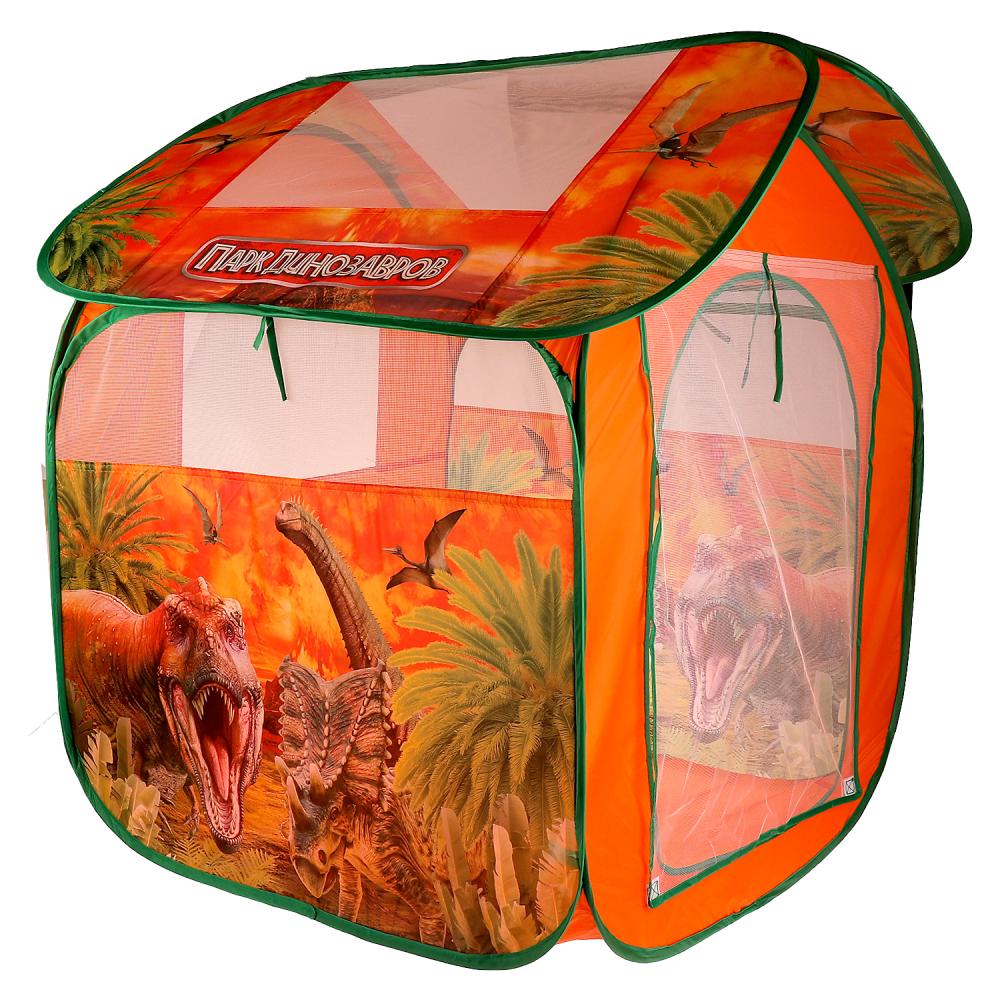 Палатка детская игровая Парк динозавров, 83х80х105 см в сумке Играем Вместе GFA-DINOPARK-R