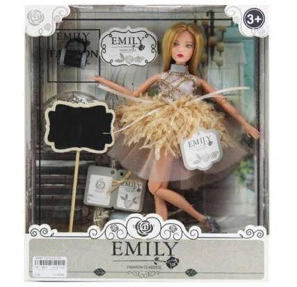 Кукла ABtoys Emily Вечерняя серия с клатчем и аксессуарами, 30см WJ-12668