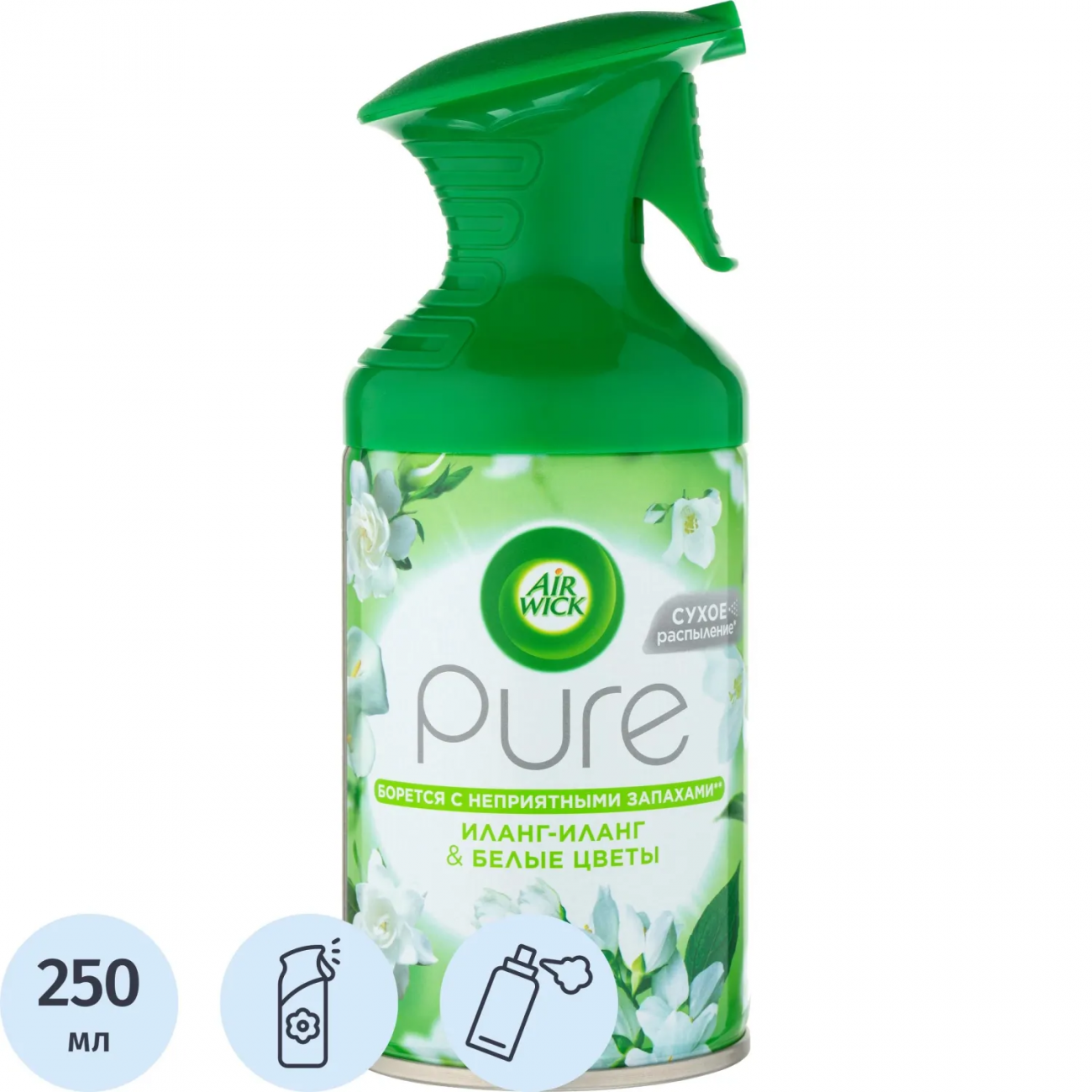 Освежитель воздуха Air Wick Pure Вдох цвет Иланг-илангБелЦвет250мл 2372009 3320654