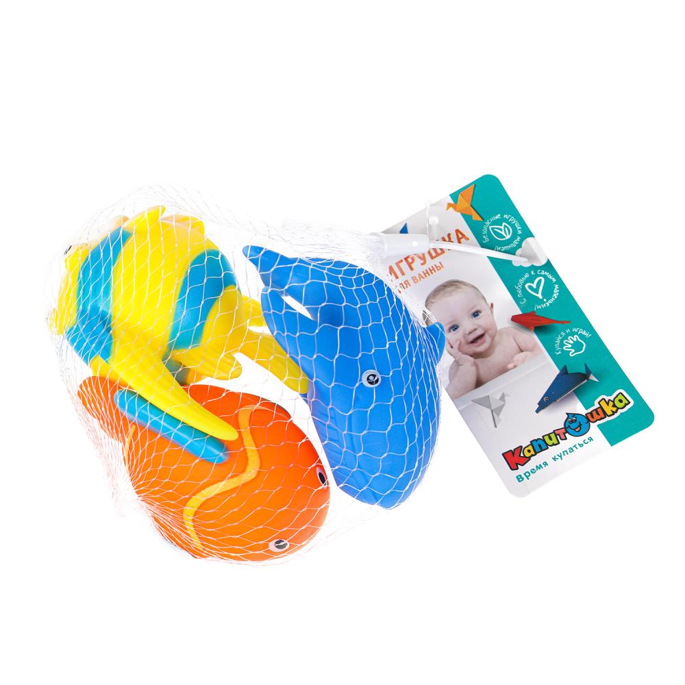 Игрушки для ванной в сетке КАПИТОШКА YG98154 (120)