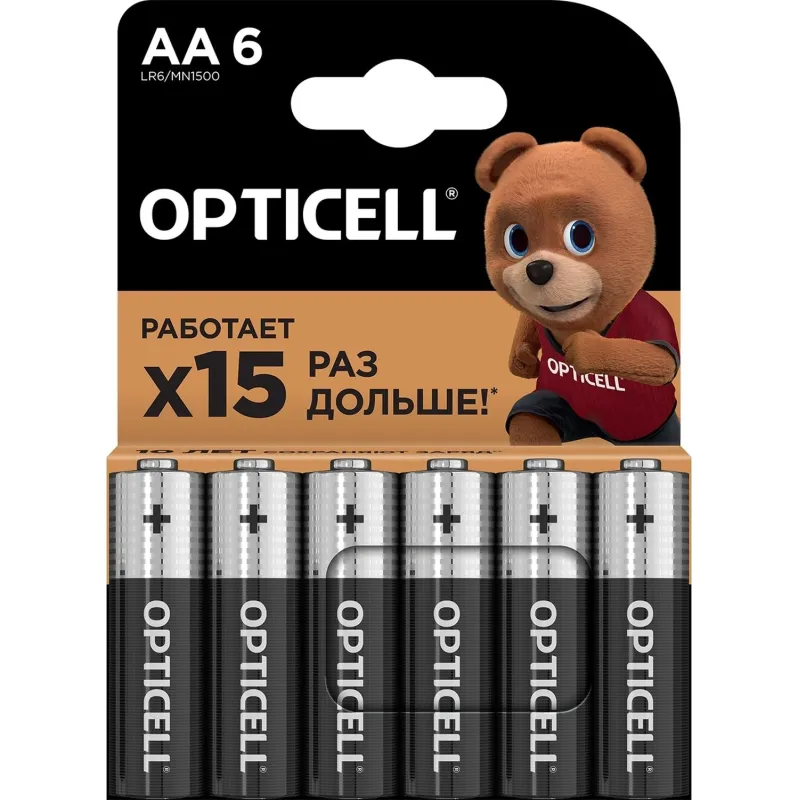 Батарейка OPTICELL Basic AA 6шт/уп 2057686 5051006