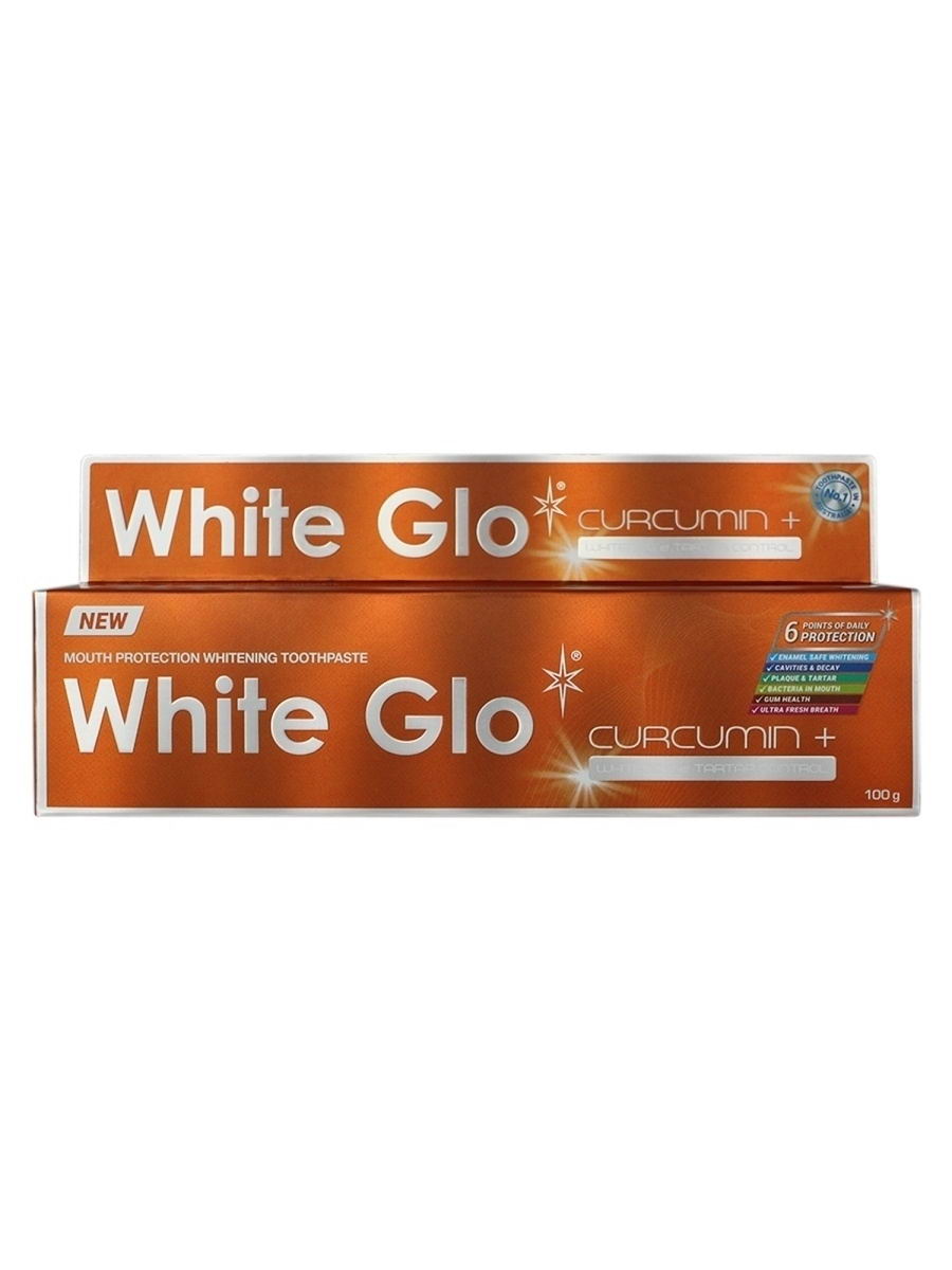 Зубная паста White Glo отбеливающая с куркумином 100мл. W8182-НТМ
