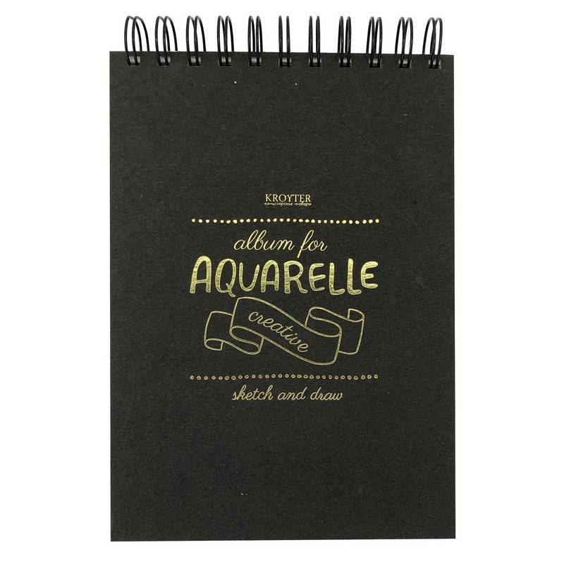 Альбом для рисования акварелью Kroyter Aquarelle 145х240 мм 40 листов 1144827
