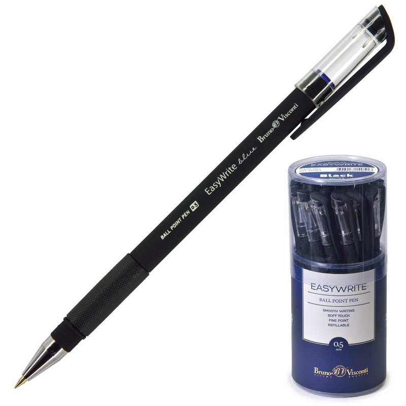 Ручка шарик EasyWrite Blue, 0,5 мм, синяя 20-0051 Bruno Visconti 1157636