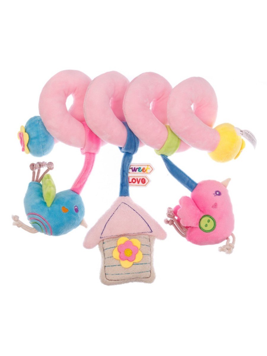 Forest kids. Подвесная игрушка Спираль Птички D0089