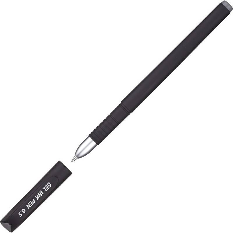 Ручка гелевая Attache Velvet черный стерж, 0,5мм 613139