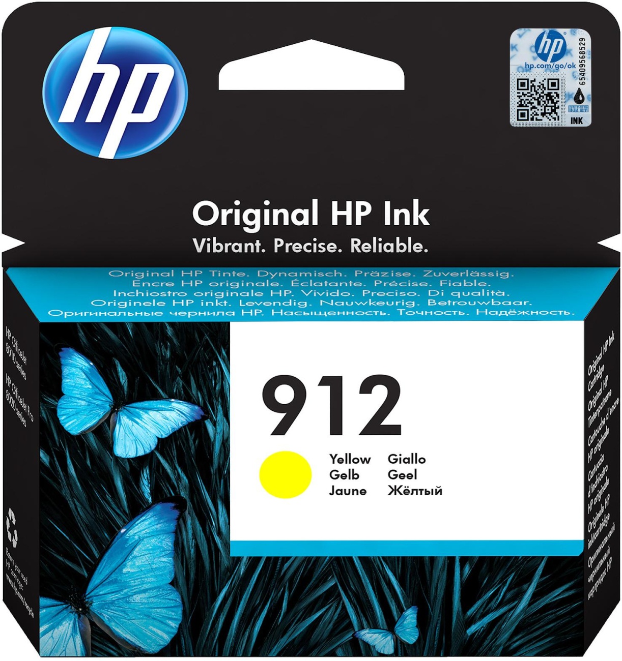 Картридж струйный HP 912 3YL79AE жел. для OfficeJet 801x/802x 1064190