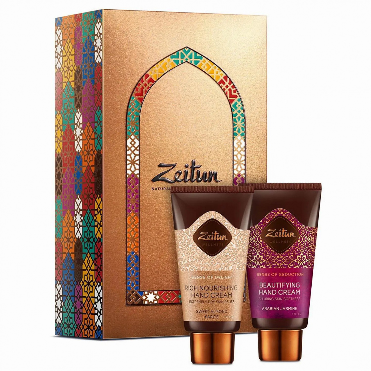 ZEITUN Подарочный набор Соблазн и наслаждение:Крем для рук Ритуал Соблазна и Крем для рук Ритуал Наслаждения 4660048355973