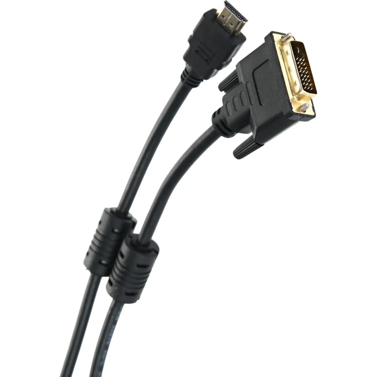 Кабель HDMI to DVI-D (19M -25M) 2м, 2 фильтра TV-COM LCG135F-2M 2390336
