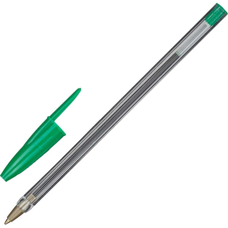 Ручка шарик. неавтомат. Attache Economy зеленый 0,7 мм,проз корпус 1482479