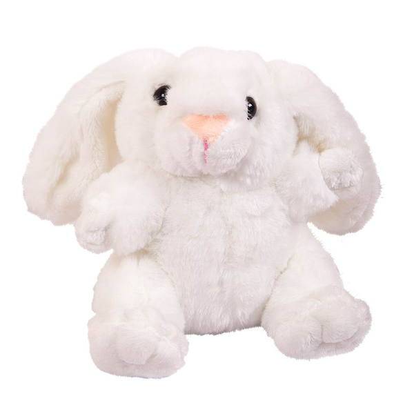 Мягкая игрушка Кролик белый, 17 см Abtoys M2066