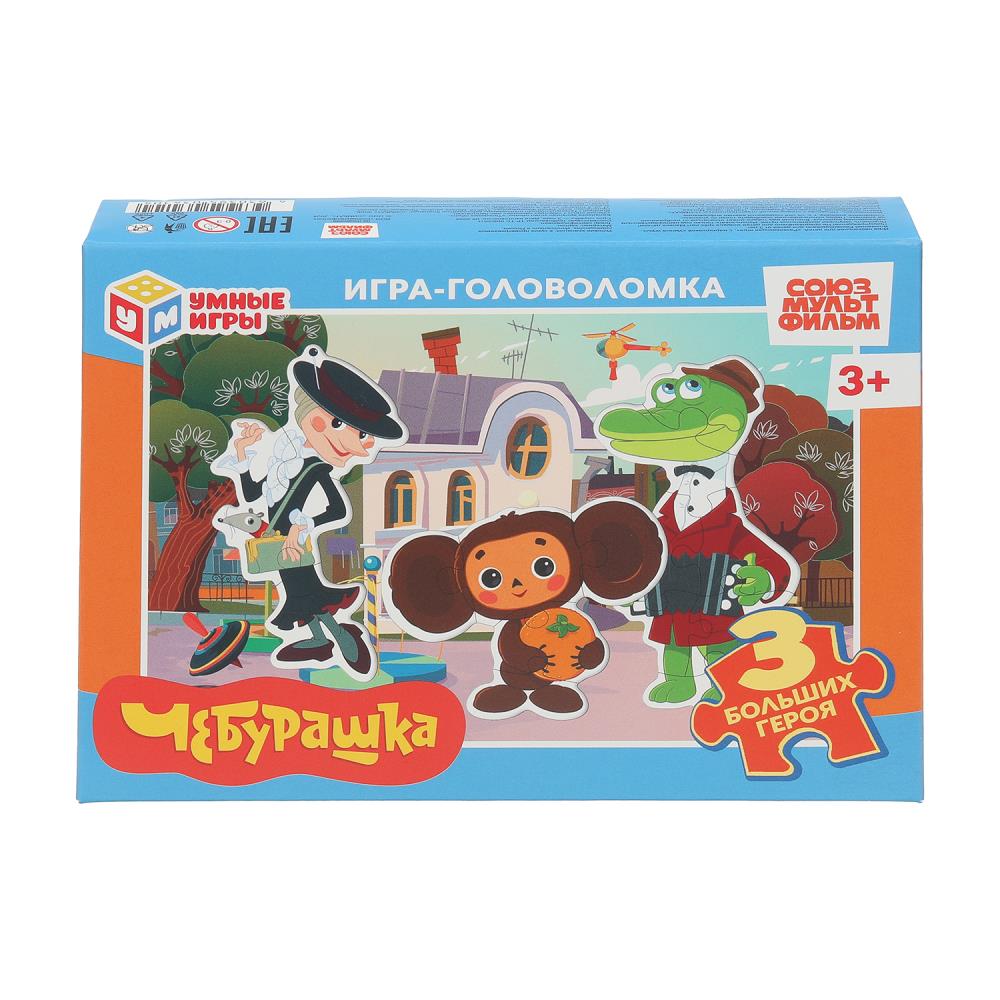 Игра с фигурными деталями "Чебурашка" УМка 4630395034104