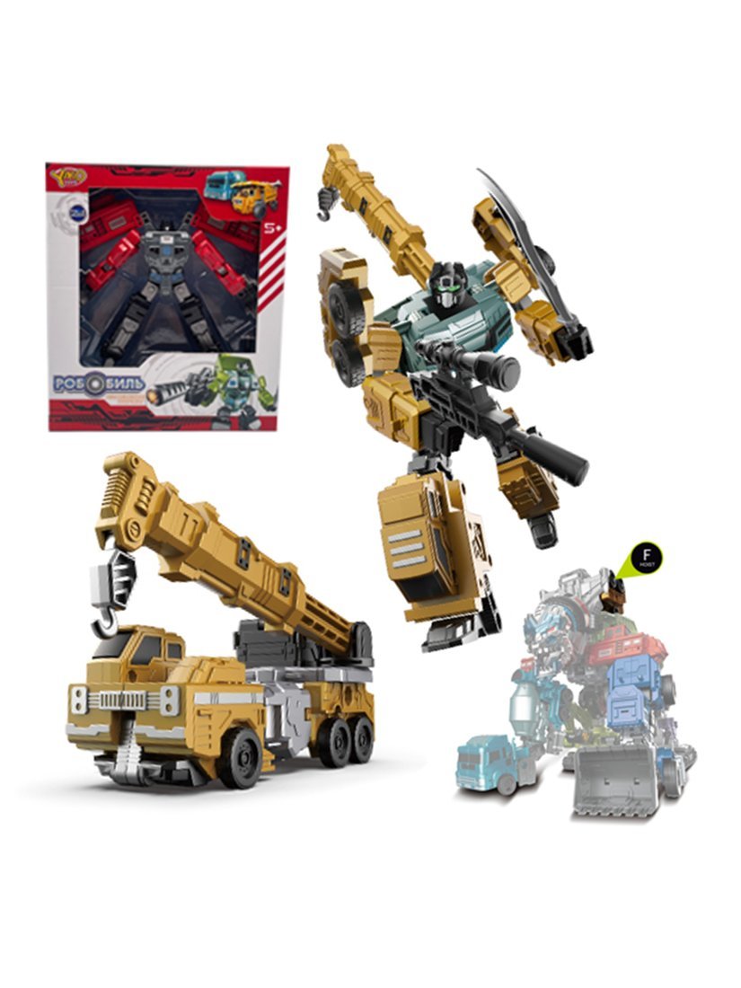 Игровой набор Робот-трансформер, в комплекте предметов 5шт. Наша Игрушка M1572-6