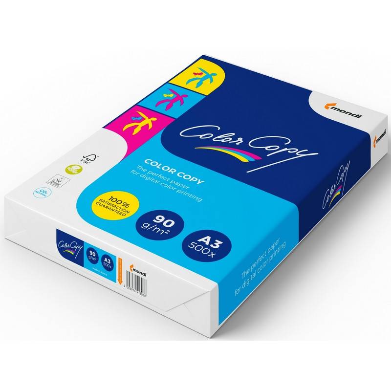 Бумага для цветной лазерной печати Color Copy (А3, 90 г/кв.м, 500 листов) 69827