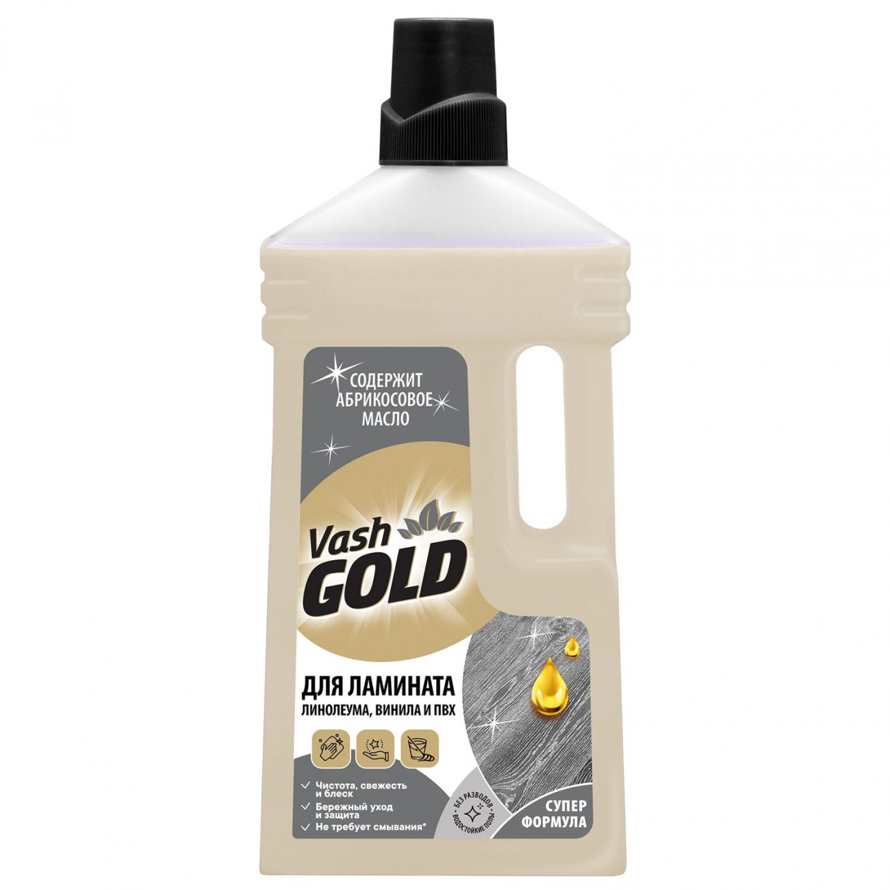 VASH GOLD Средство для мытья и ухода за полом из ламината 1л 4650058309257