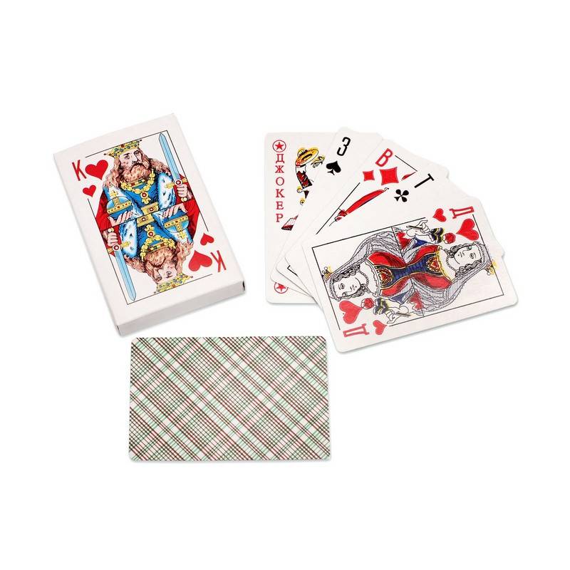 Настольная игра Карты игральные атласные (54 штуки в колоде) 1025811