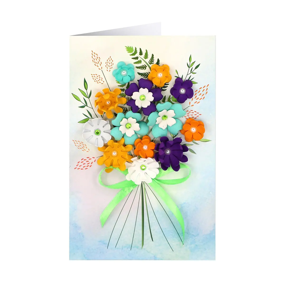 Набор для творчества Волшебная мастерская Открытка Букетик ОТК-26