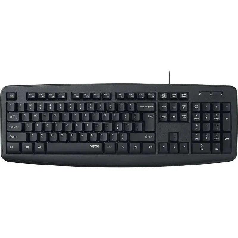 Клавиатура RAPOO NK2600 проводная, цвет - черный 2096727