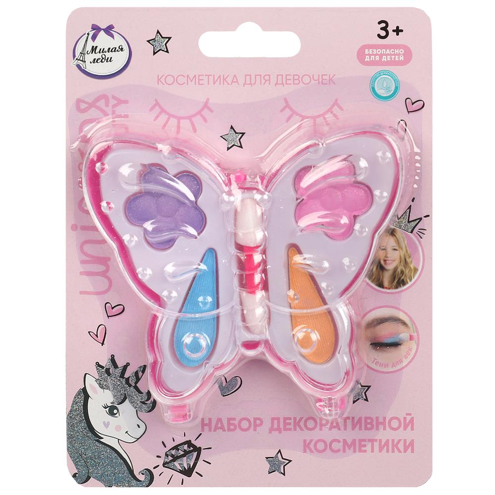 Косметика девочкам: тени для век без блесток Милая леди 70522A2-2-FТ