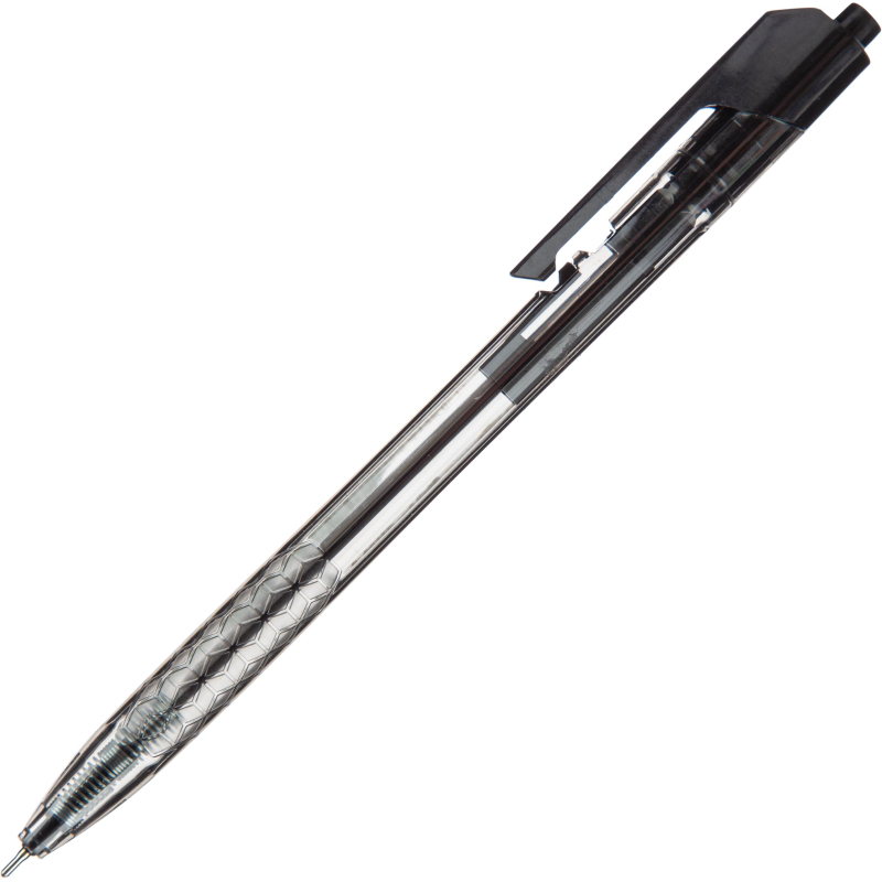 Ручка шариковая автомат. Deli Arrow д.ш 0,7мм лин 0,35мм черн EQ01320 1685323