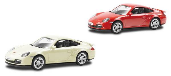 1:43 Porsche Carrera 911 цвет в асс, металлическая машинка Uni Fortune 444010