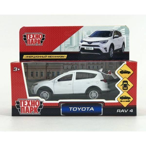 Машина металл инерционная "Toyota Rav4" 12 см. открываются двери Технопарк RAV4-WH