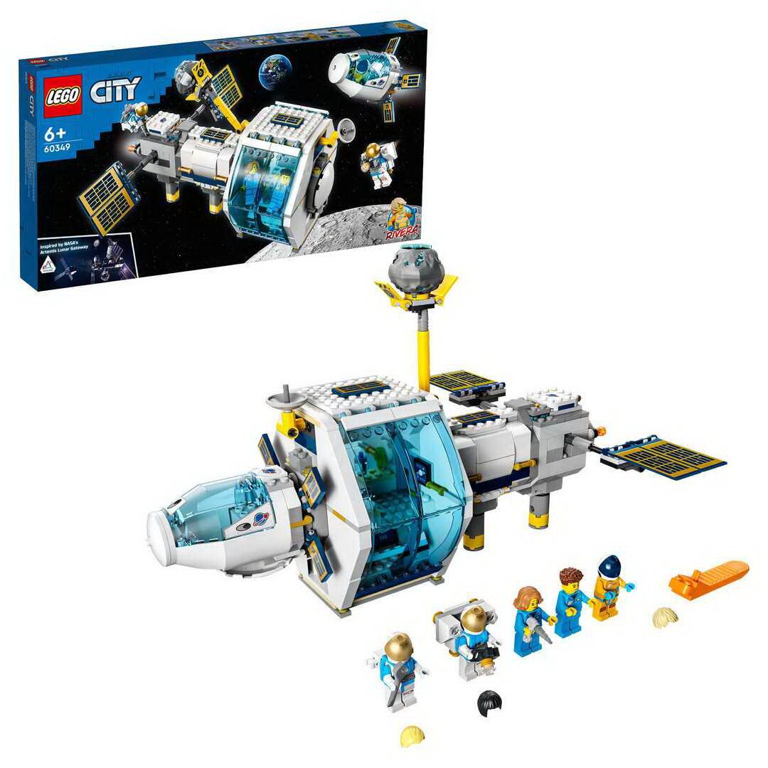 Конструктор LEGO CITY Space Лунная космическая станция 60349-L