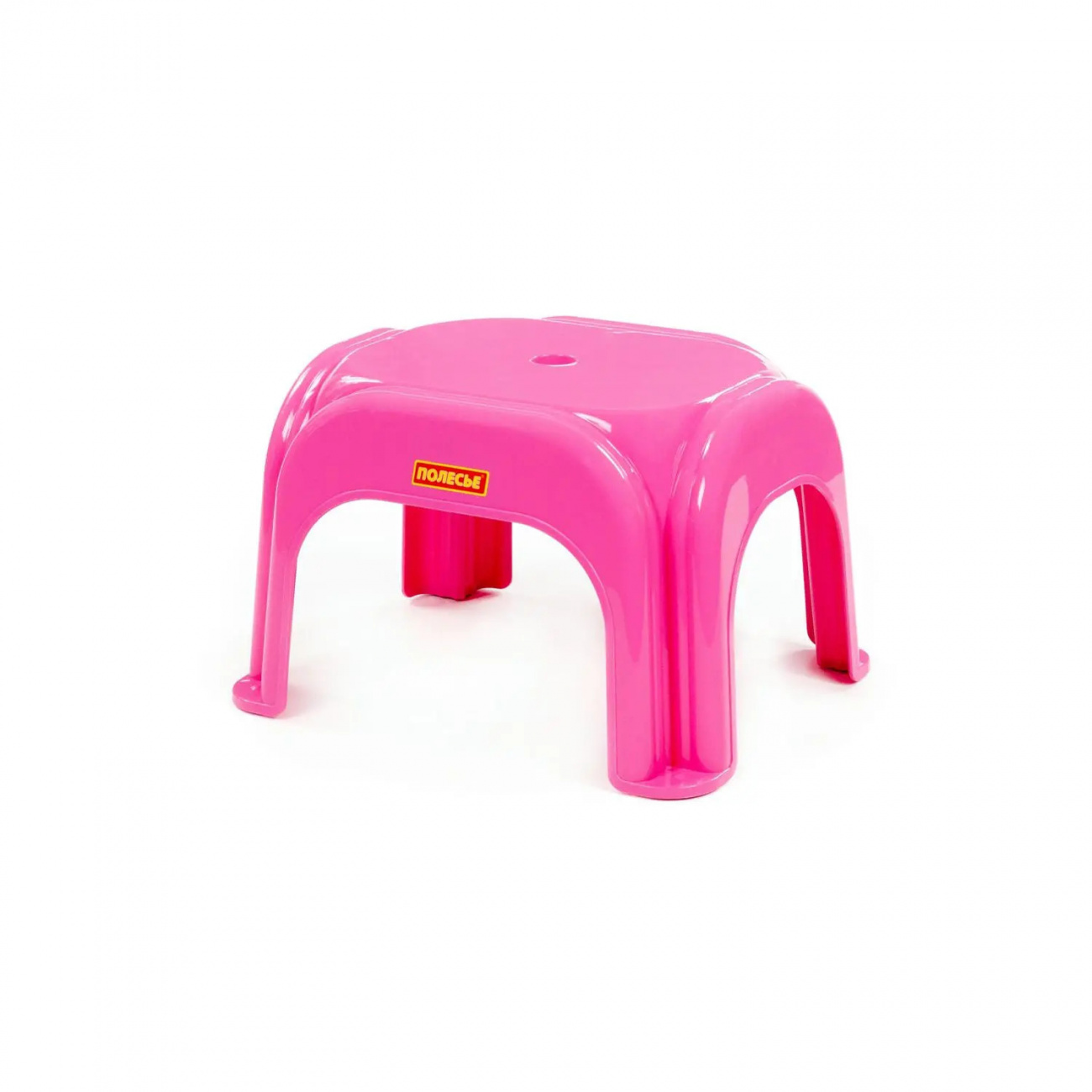 ПОЛЕСЬЕ Табурет детский №1 315х262х195мм малиновый П-07473