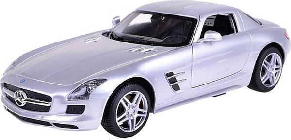 1:14 Машина р/у Mercedes-Benz SLS AMG, цвет серебряный 40MHZ RASTAR 47600S