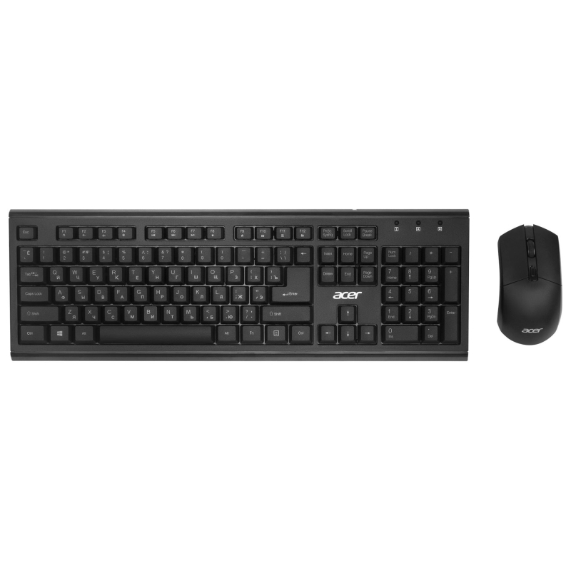 Набор клавиатура+мышь Acer OKR120 клав:black мышь:black USB//(ZL.KBDEE.007) 1775775