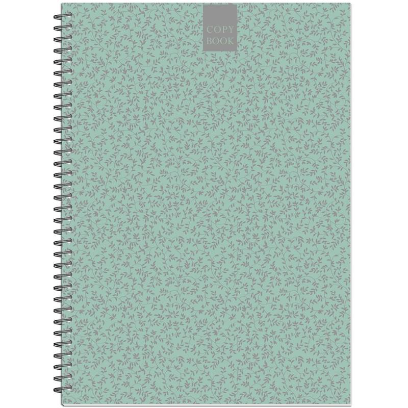 Бизнес-тетрадь Attache Fleur Мята A4 96 л. рзнцв. в точку спираль (203x290 мм) 1223692