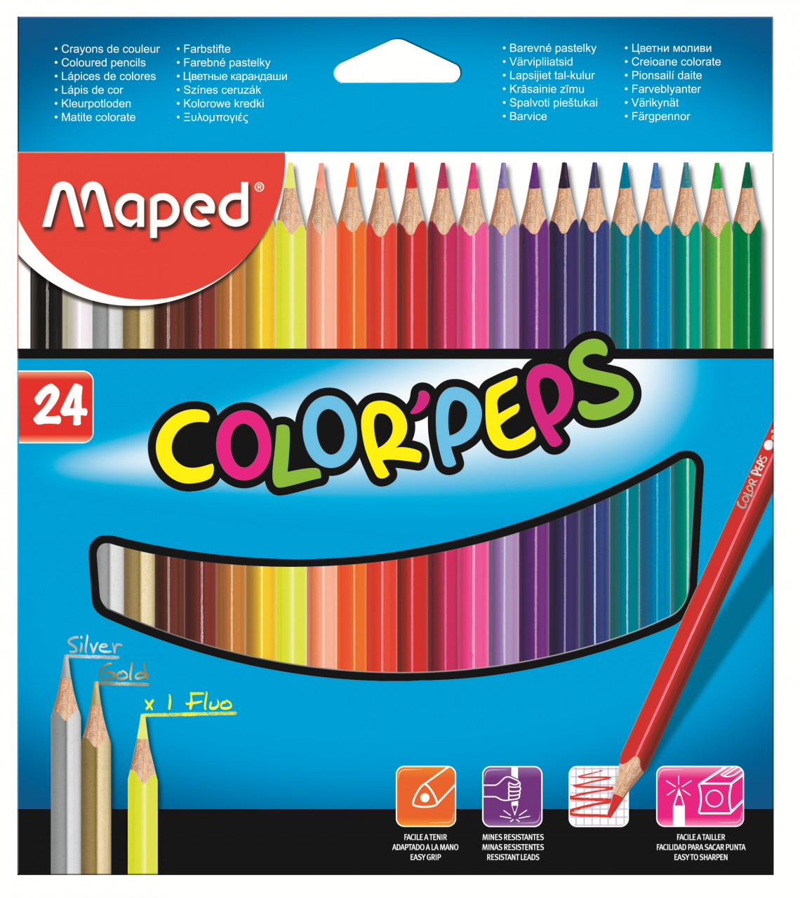 Набор карандашей Color Peps 24 цв Maped 183224