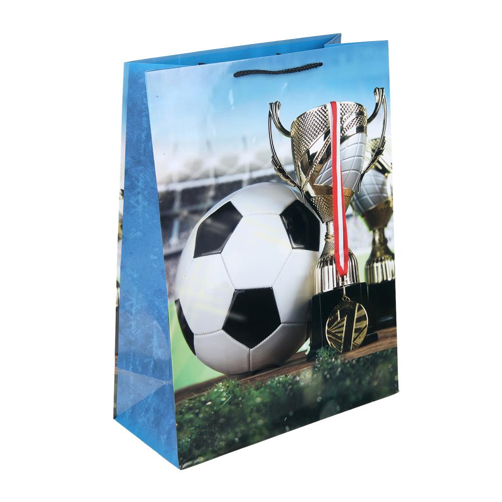 Пакет подарочный глянцевый XL, "Футбол", 140 гр/м Чудо праздник PXL-131199-FB