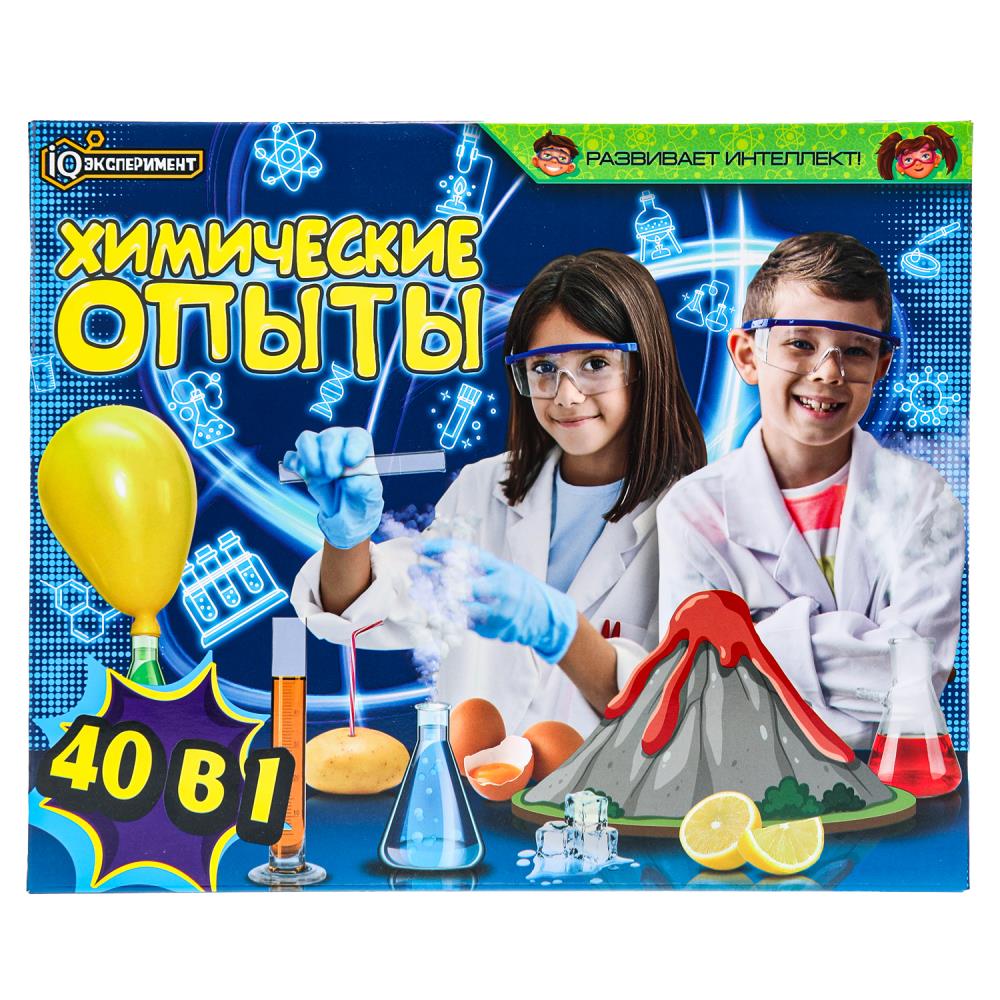 Игрушка Опыты химия, набор 40 в 1 Играем Вместе TG01-EX40-RU