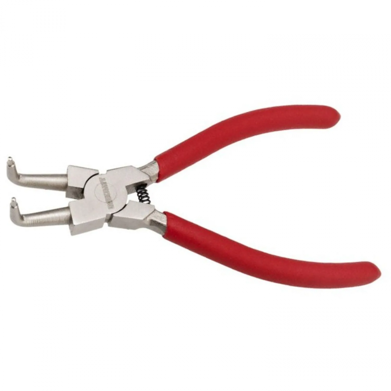 Щипцы д/стопорных колец загнутый сжим 160мм, облив. рук. REXANT 12-4637 2381271 1000005