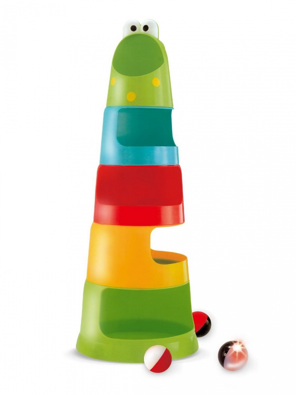 Развивающая игрушка Жирафики Пирамидка 53 см 3 шарика, один со светом 939855