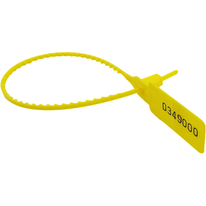 Пломба мешковая номерная УП 165, однораз. 135 мм, желтая, 500 шт/уп 2094621