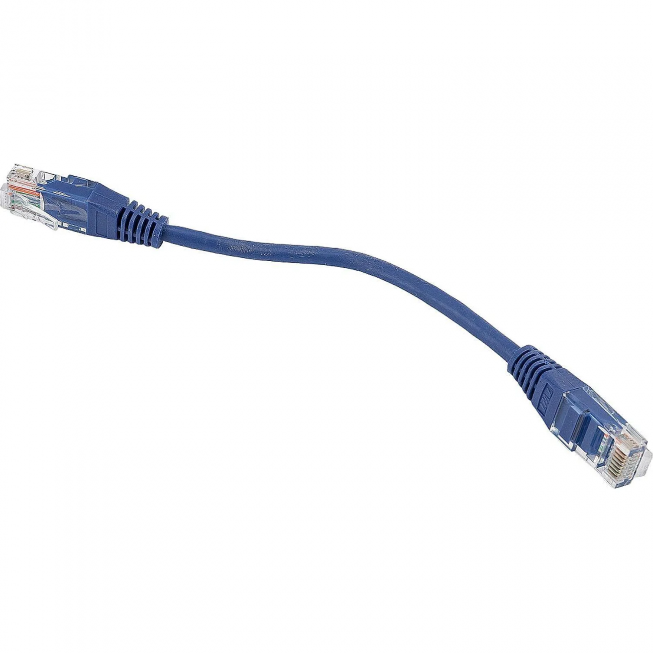 Патч-корд TWT TWT-45-45-0.15-BL UTP кат.5e, 0.15 м, синий 2125710