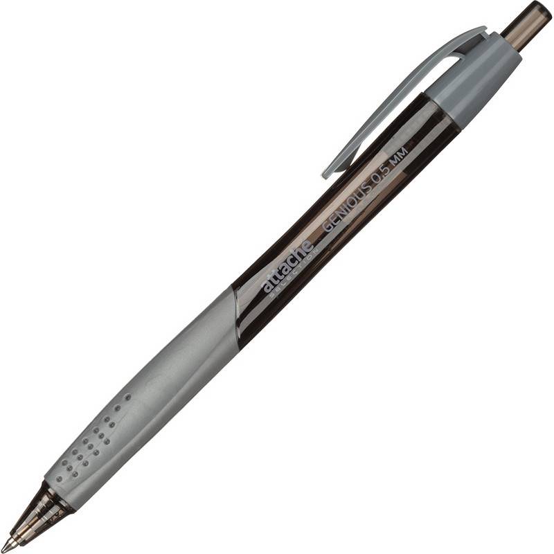 Ручка шариковая автоматическая Attache Selection Genious синяя (линия 0.5 мм) KB174000 1098085