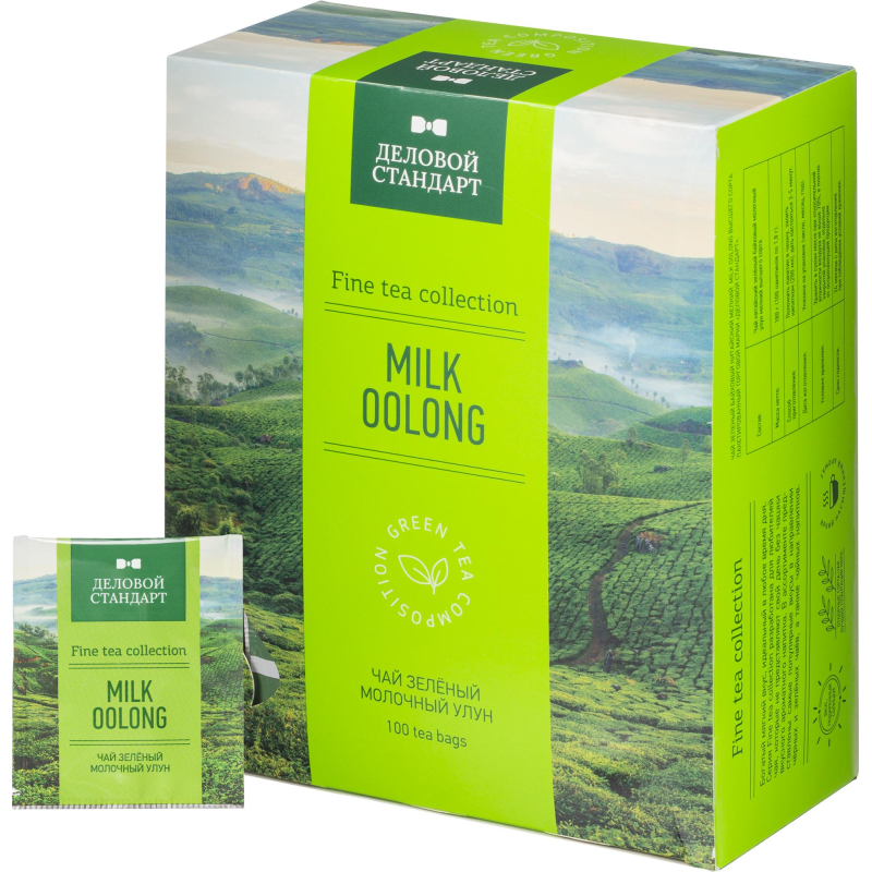 Чай Деловой стандарт Milk oolong зелен. улун 100 пакx2гр 1595126