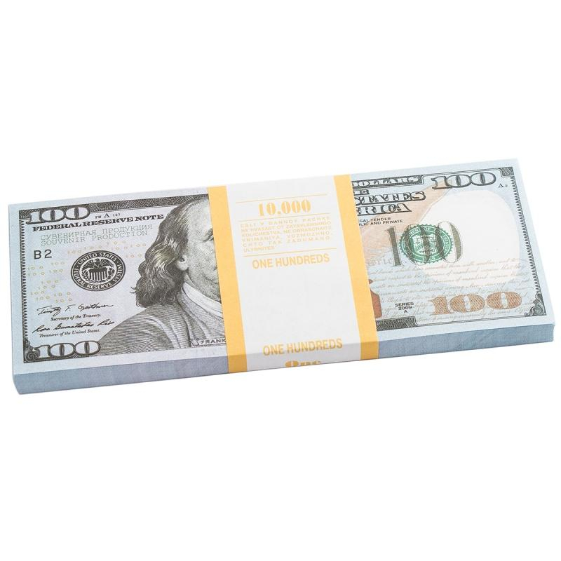 Деньги сувенирные Забавная Пачка 100 долларов, 89449 Эврика 1678736