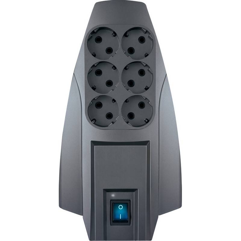 Сетевой фильтр PILOT X-Pro (6-4упр./5м/10А/650Дж/темно-серый) ZIS Pilot 1017070 54