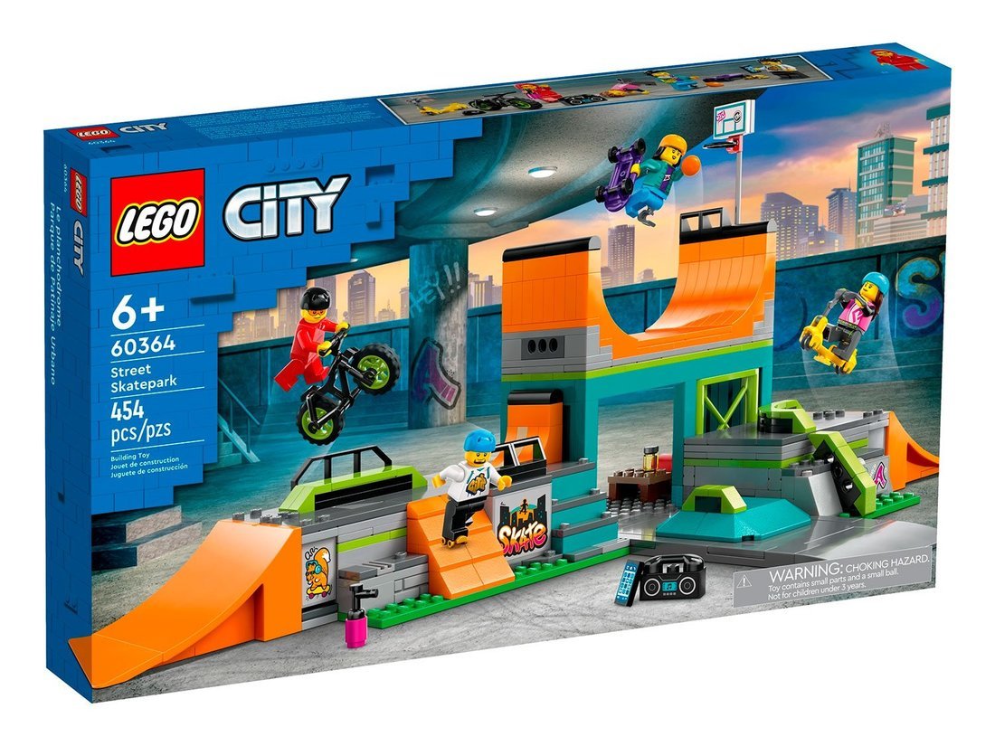 Конструктор LEGO CITY Уличный скейт-парк 60364
