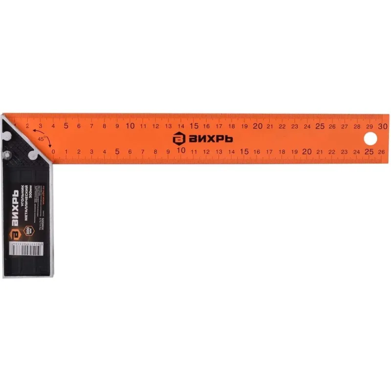 Угольник металлический 300 мм Вихрь73/11/3/2 2168416